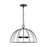 Capital Lighting Corey 4-Light Small Pendant, Matte Black - 338842MB