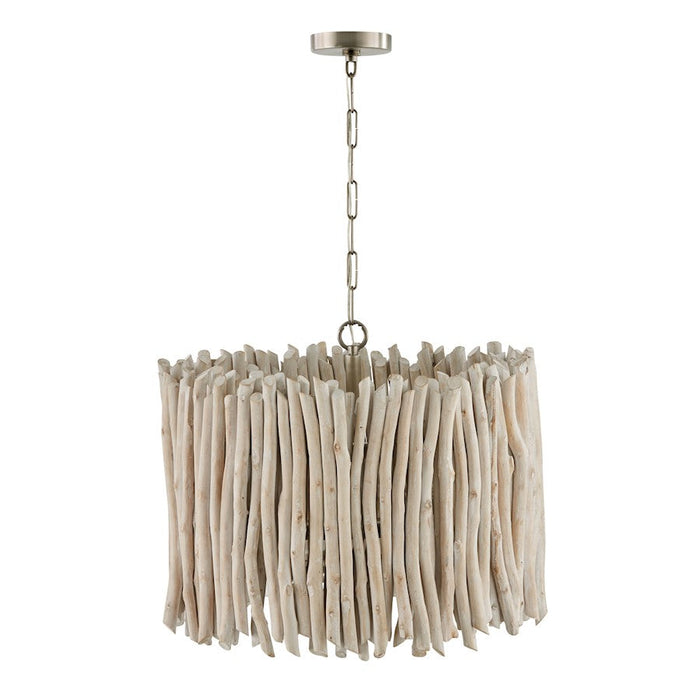 Capital Lighting Cara 4 Light Pendant in Brushed Pewter