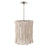 Capital Lighting Cara 4 Light Pendant, Brushed Pewter