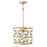 Capital Lighting Hala Pendant, Bleached Natural Jute/Brass