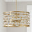 Capital Lighting Hala Pendant, Bleached Natural Jute/Brass