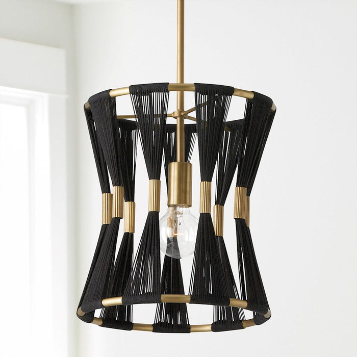 Capital Lighting Bianca Pendant, Patinaed Brass