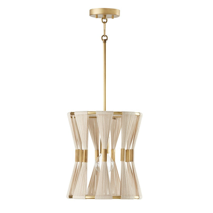 Capital Lighting Bianca Pendant, Patinaed Brass