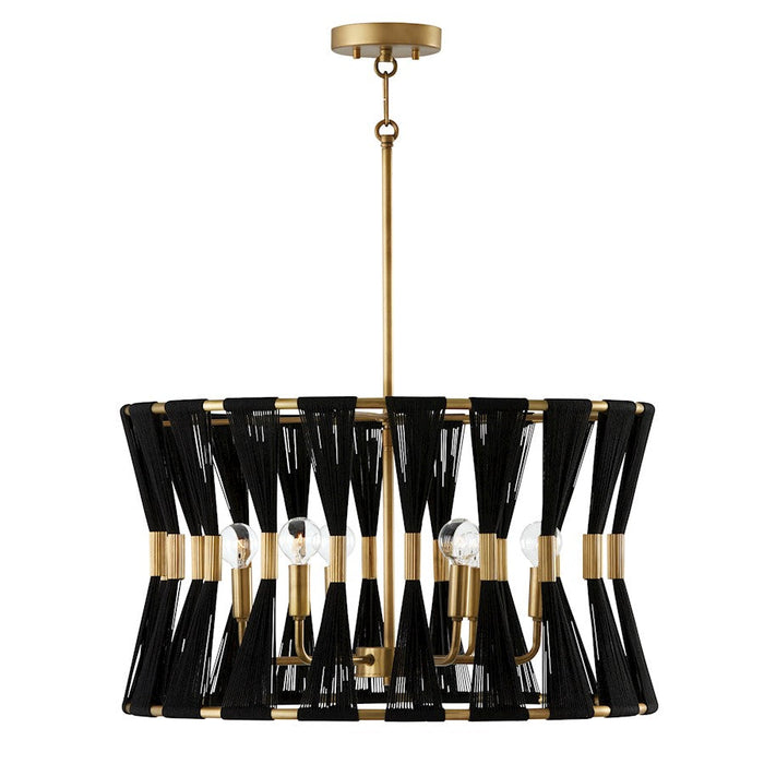 Capital Lighting Bianca Pendant, Patinaed Brass