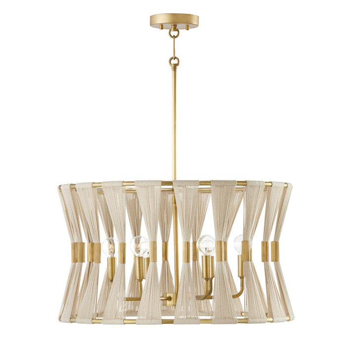 Capital Lighting Bianca Pendant, Patinaed Brass