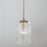 Capital Lighting Emerson 1 Light Pendant, Embossed Seeded