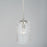 Capital Lighting Emerson 1 Light Pendant, Embossed Seeded