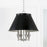 Capital Lighting Benson 4 Light Pendant in Black Tie