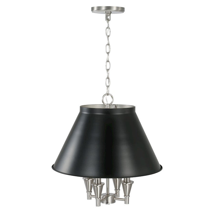 Capital Lighting Benson 4 Light Pendant in Black Tie