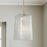 Capital Lighting Lexi 1 Light Pendant, Clear Fluted