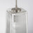 Capital Lighting Lexi 1 Light Pendant, Clear Fluted