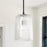 Capital Lighting Lexi 1 Light Pendant, Clear Fluted