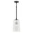 Capital Lighting Lexi 1 Light Pendant, Clear Fluted