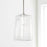 Capital Lighting Lexi 1 Light Pendant, Clear Fluted