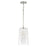 Capital Lighting Lexi 1 Light Pendant, Clear Fluted