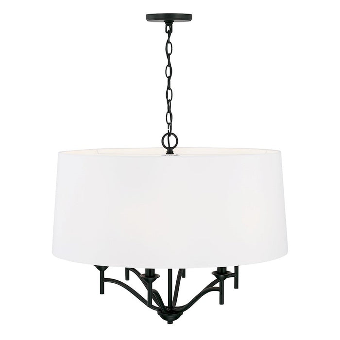 Capital Lighting Peyton 6 Light Pendant in Matte Black