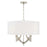 Capital Lighting Sylvia 4 Light Pendant in Antique Silver - 342341AS