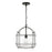 Capital Lighting Harmon 1 Light 14" Pendant, Matte Black/Clear Seeded - 342912MB