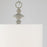 Capital Lighting Penelope 1 Light Pendant in Painted Grey