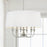 Capital Lighting Penelope 6 Light Pendant in Painted Grey