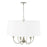 Capital Lighting Penelope 6 Light Pendant in Painted Grey