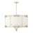 Capital Lighting Isabella 4 Light Pendant in Winter Gold - 343141WG