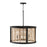 Capital Lighting Rico 4 Light Pendant, Flat Black