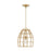 Capital Lighting Wren 1 Light Pendant, Matte Brass - 344111MA