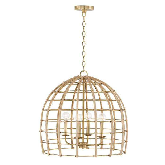 Capital Lighting Wren Pendant, Matte Brass