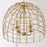 Capital Lighting Wren Pendant, Matte Brass