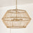 Capital Lighting Wren 4 Light Pendant, Brass/Natural