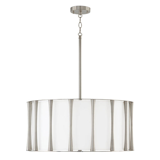 Capital Lighting Bodie 4 Light Pendant, Brushed Nickel - 344641BN