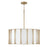 Capital Lighting Bodie 4 Light Pendant, Matte Brass - 344641MA