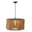 Capital Lighting Archer 4 Light Pendant, Light Wood/Matte Black