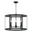 Capital Lighting Brennen 4 Light Pendant, Black Iron - 344941BI