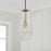 Capital Lighting Dena 1 Light Pendant, Diamond Embossed