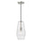 Capital Lighting Dena 1 Light Pendant, Nickel/Diamond Embossed - 345011BN