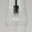 Capital Lighting Dena 1 Light Pendant, Diamond Embossed