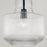 Capital Lighting Nyla 1 Light Pendant, Clear Fluted