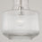 Capital Lighting Nyla 1 Light Pendant, Clear Fluted