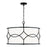 Capital Lighting Avery 4 Light 24" Pendant, Matte Black - 345741MB