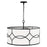 Capital Lighting Avery 4 Light 24" Pendant, Matte Black