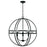 Capital Lighting Avery 4 Light 26" Pendant, Matte Black - 345742MB