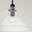 Capital Lighting Greer 1 Light Pendant, Clear