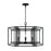 Capital Lighting Lennon 4 Light Pendant, Matte Black - 346041MB