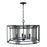 Capital Lighting Lennon 4 Light Pendant, Matte Black