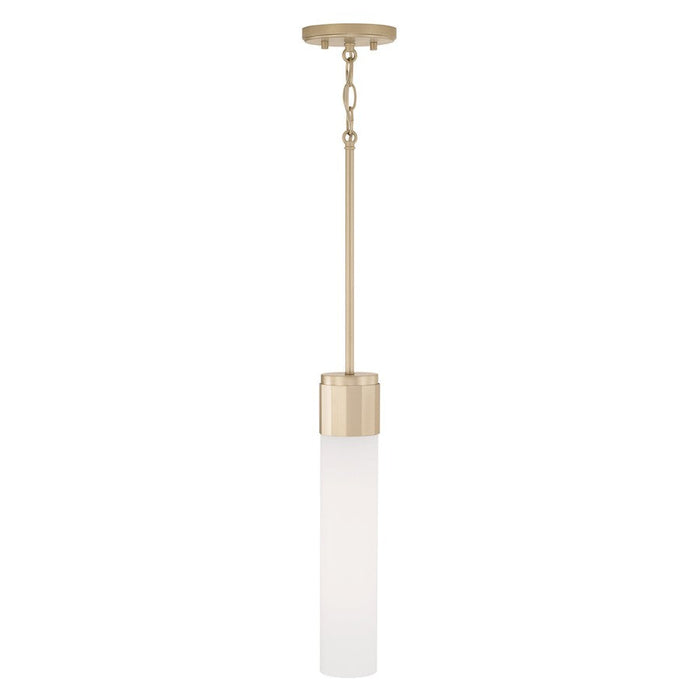 Capital Lighting Sutton 1 Light Pendant, Soft Gold/Soft White