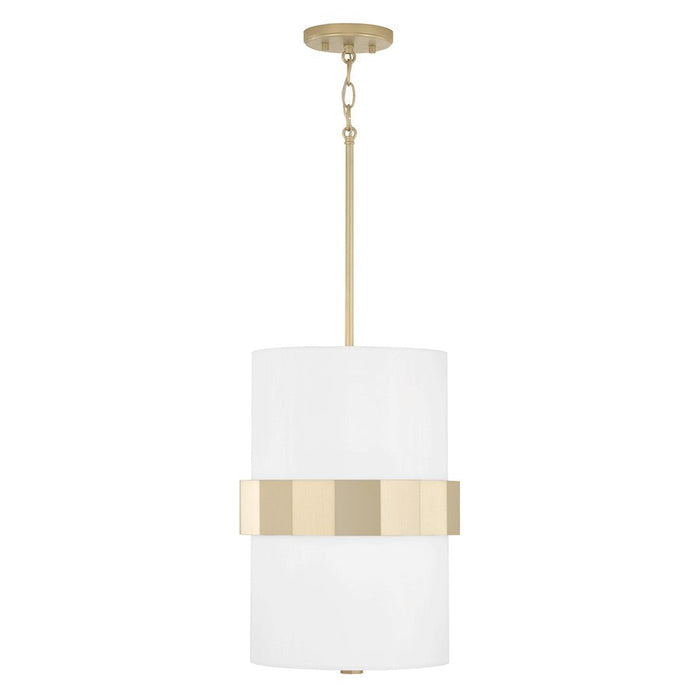 Capital Lighting Sutton 2 Light Pendant, Soft Gold - 346221SF