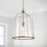 Capital Lighting Madison 1 Light Pendant, Clear Seeded