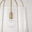 Capital Lighting Madison 1 Light Pendant, Clear Seeded